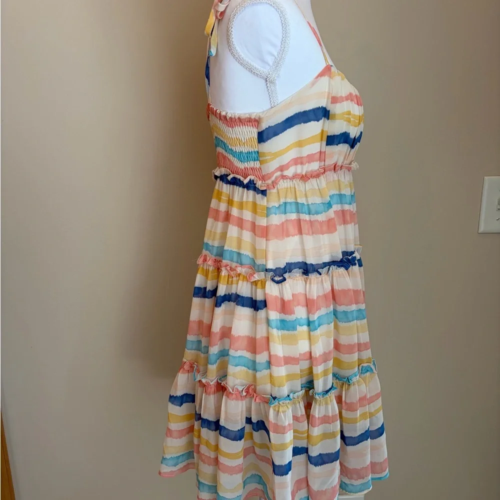 #155 Buddy Love Pastel Ombre Dress. Excellent Condition. Size S - Picture 4 of 11